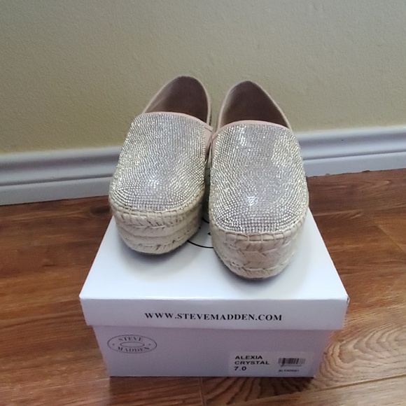 steve madden crystal shoes